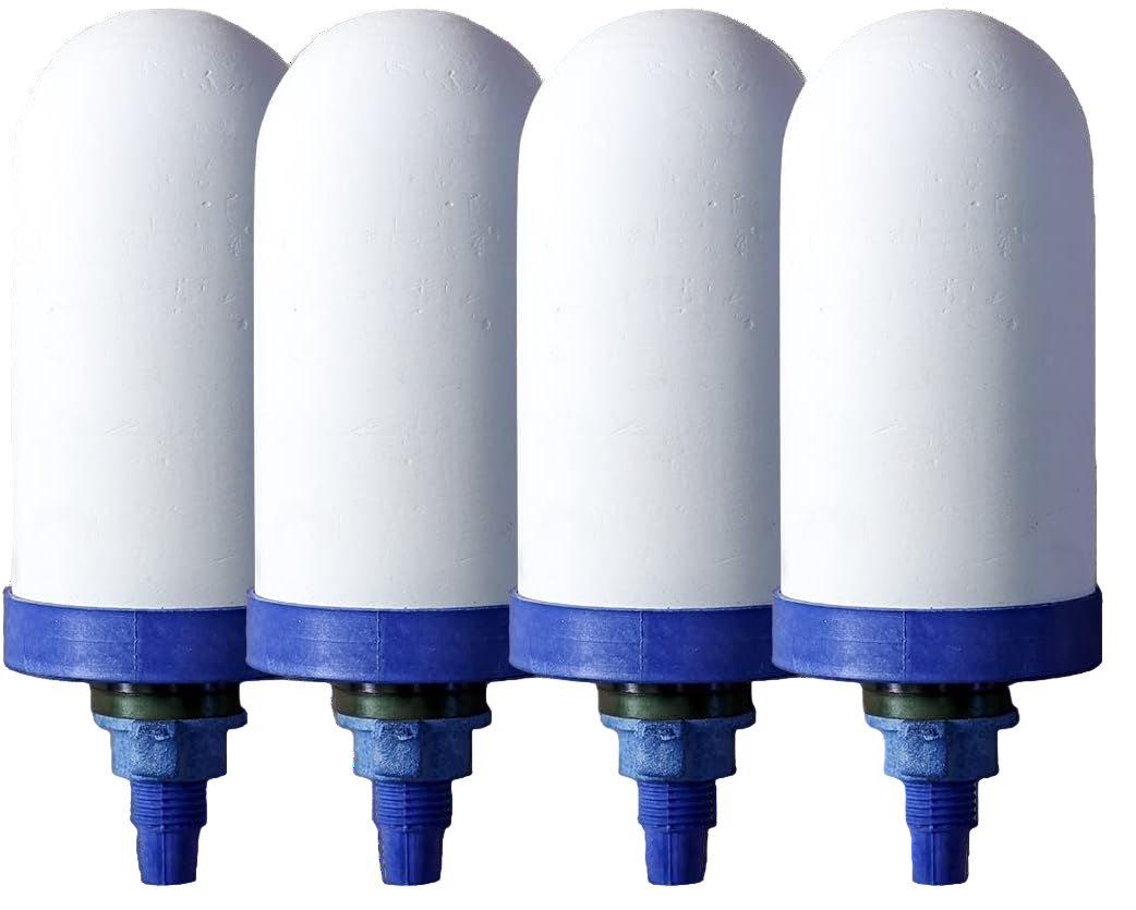 AquaEasy 4 Inch Ceramic Water Filter Candles
