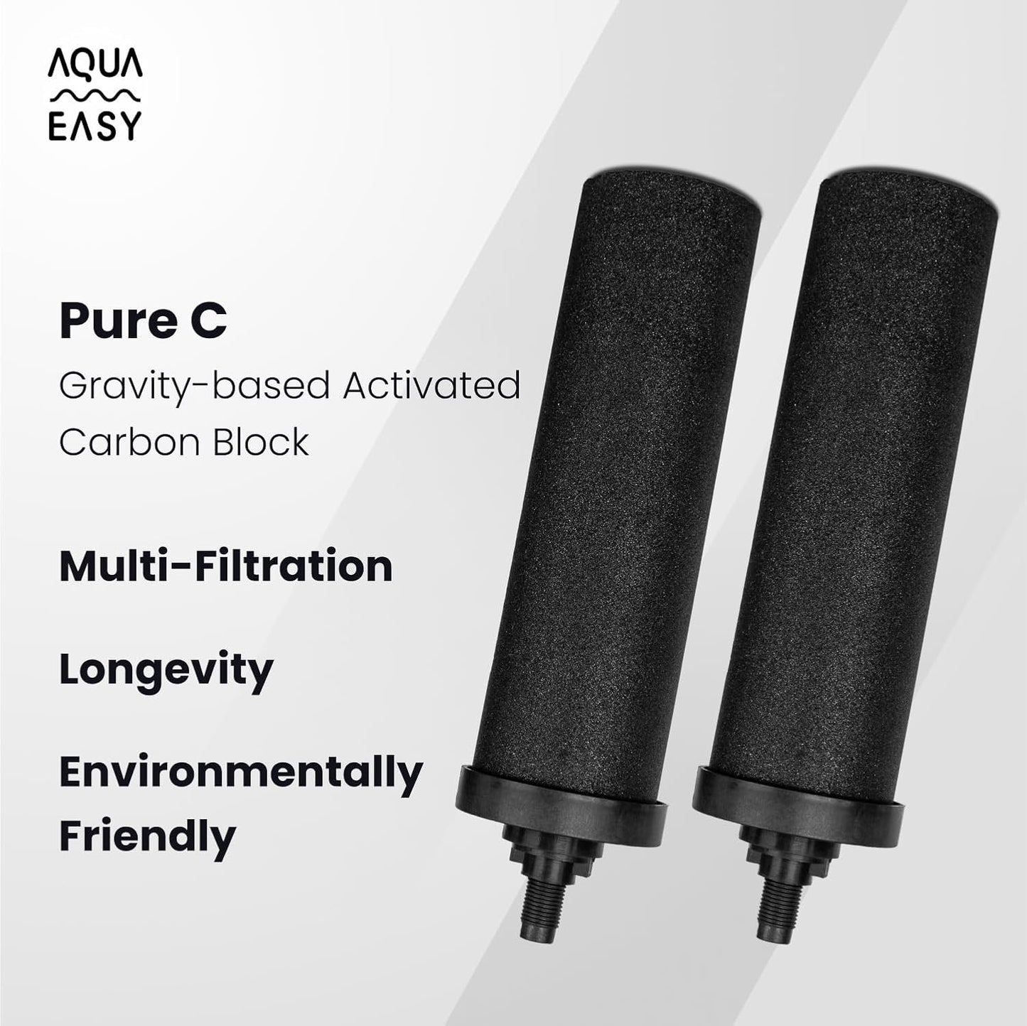 AquaEasy Stainless Steel Gravity Water Filter System (Lite)