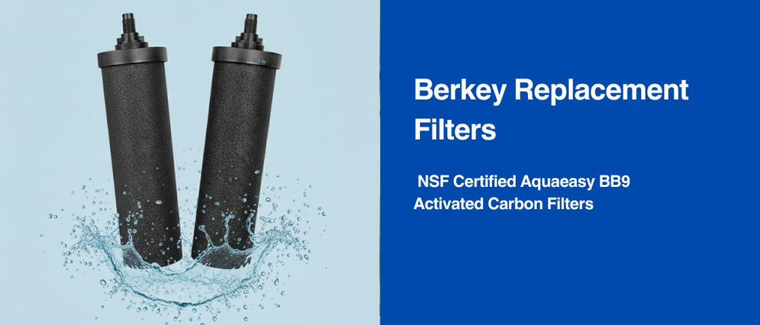 Berkey Replacement Filters - NSF Certified Aquaeasy BB9 Activated Carbon Filters