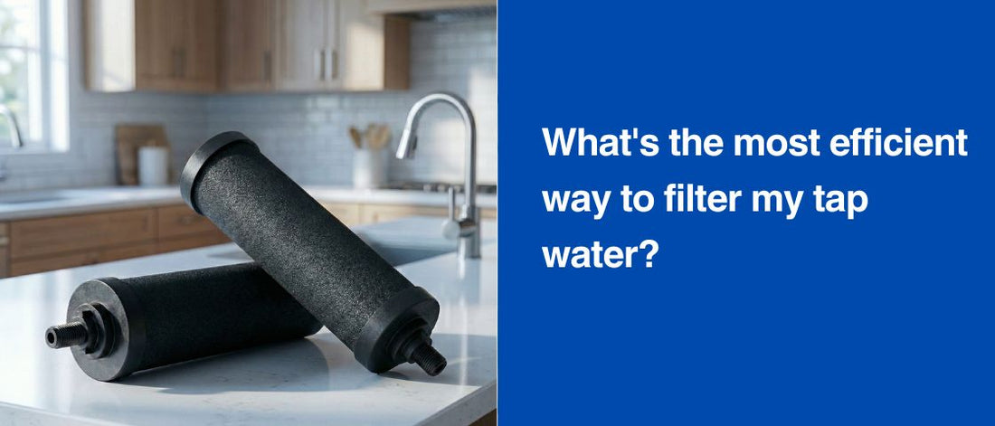 What's the most efficient way to filter my tap water?