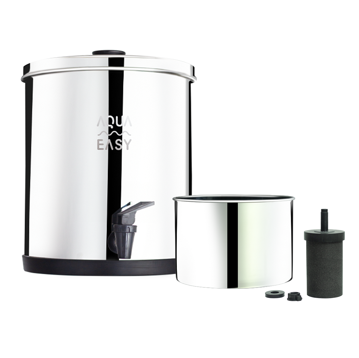 AquaEasy Go Stainless Steel 50 Cup Water Filter Dispenser