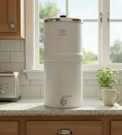 AquaEasy Stainless Steel Gravity Water Filter System