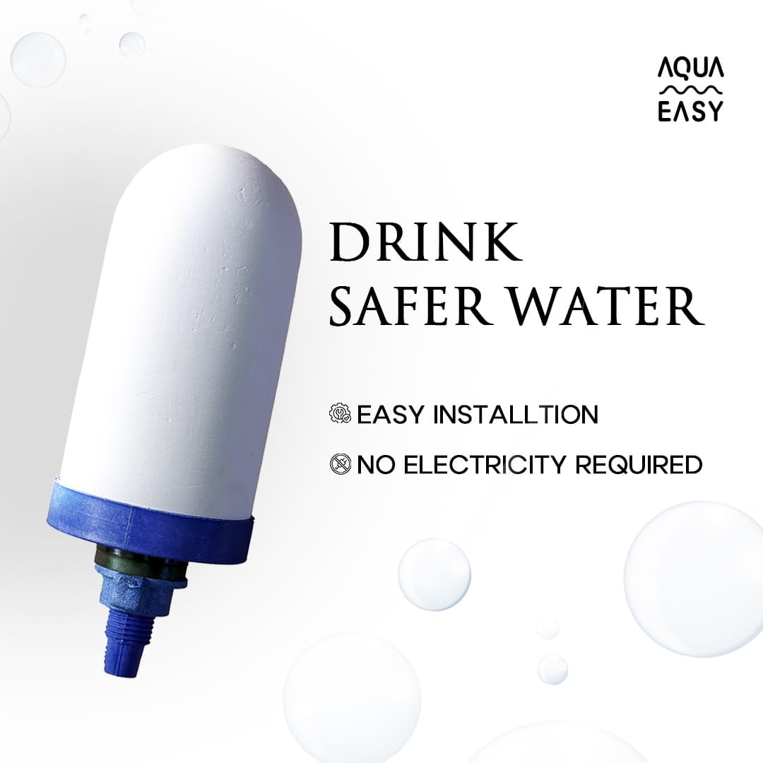 AquaEasy 4 Inch Ceramic Water Filter Candles