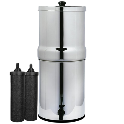 AquaEasy Stainless Steel Gravity Water Filter System (Lite)