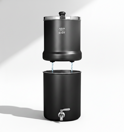 AquaEasy Stainless Steel Gravity Water Filter System